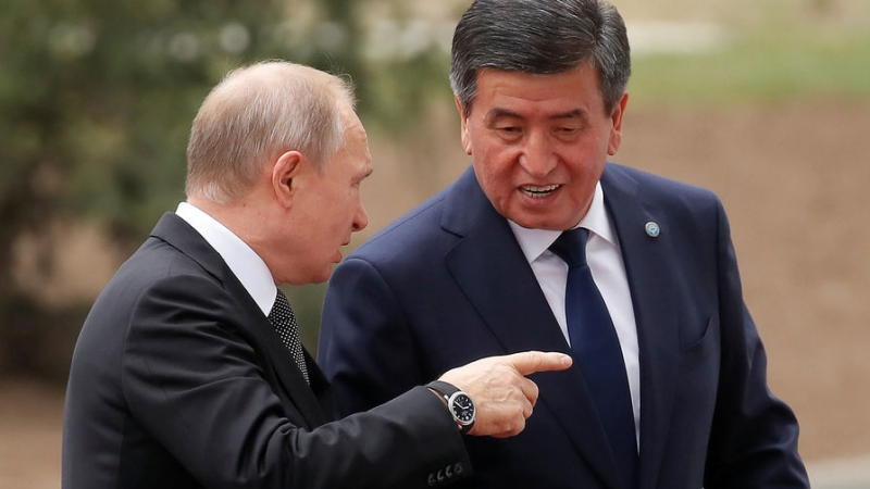 Жээнбеков отметил вклад Путина в решение проблем Киргизии