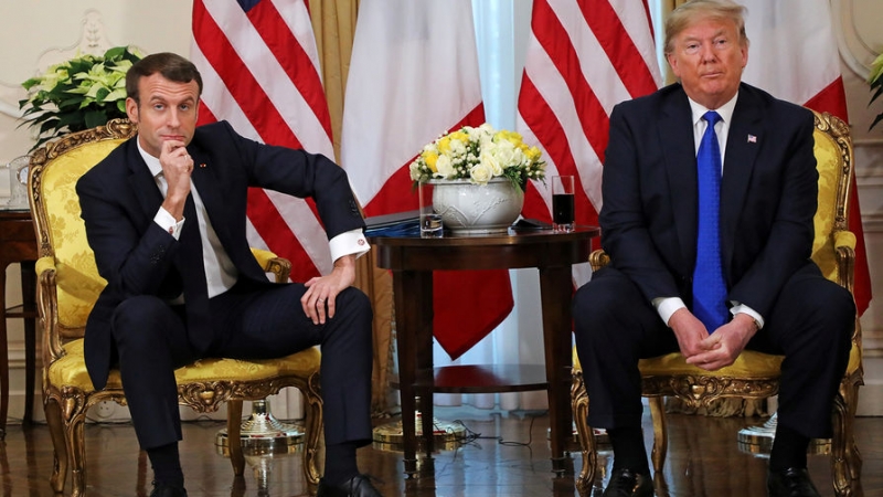 Макрон и Трамп обсудят шаги G7 по борьбе с коронавирусом